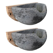 Concrete House Martin Bird Nest Box (Set of 2)
