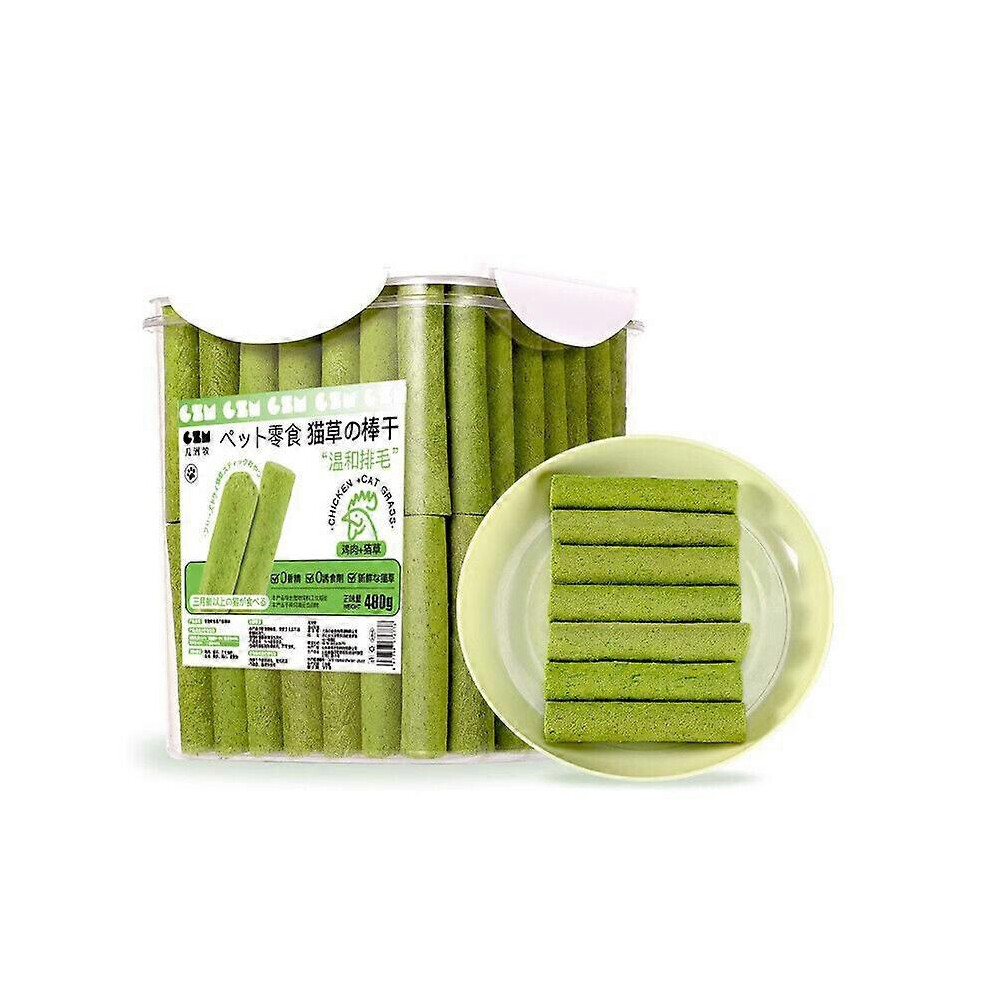 (60pcs) Berdexa Cat Grass Teething Sticks,Berdexa Cat Grass Feeding Stick,for Indoor Cat-image-OPC-PGN22PP-NEW