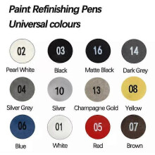 (Dark Gray) Semphasize Car Paint Pen,2-in-1 Auto Touch Up Paint Fill Remover,Auto Repair Pen