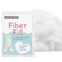 LOKUNN 100 g/3,5 Unzen Polyesterfaser-Fllfllung, Kissenfllung, Kissenfllwatte, hochelastische Fllfaserfllung fr Kuscheltiere/DIY-Bastelarbeite