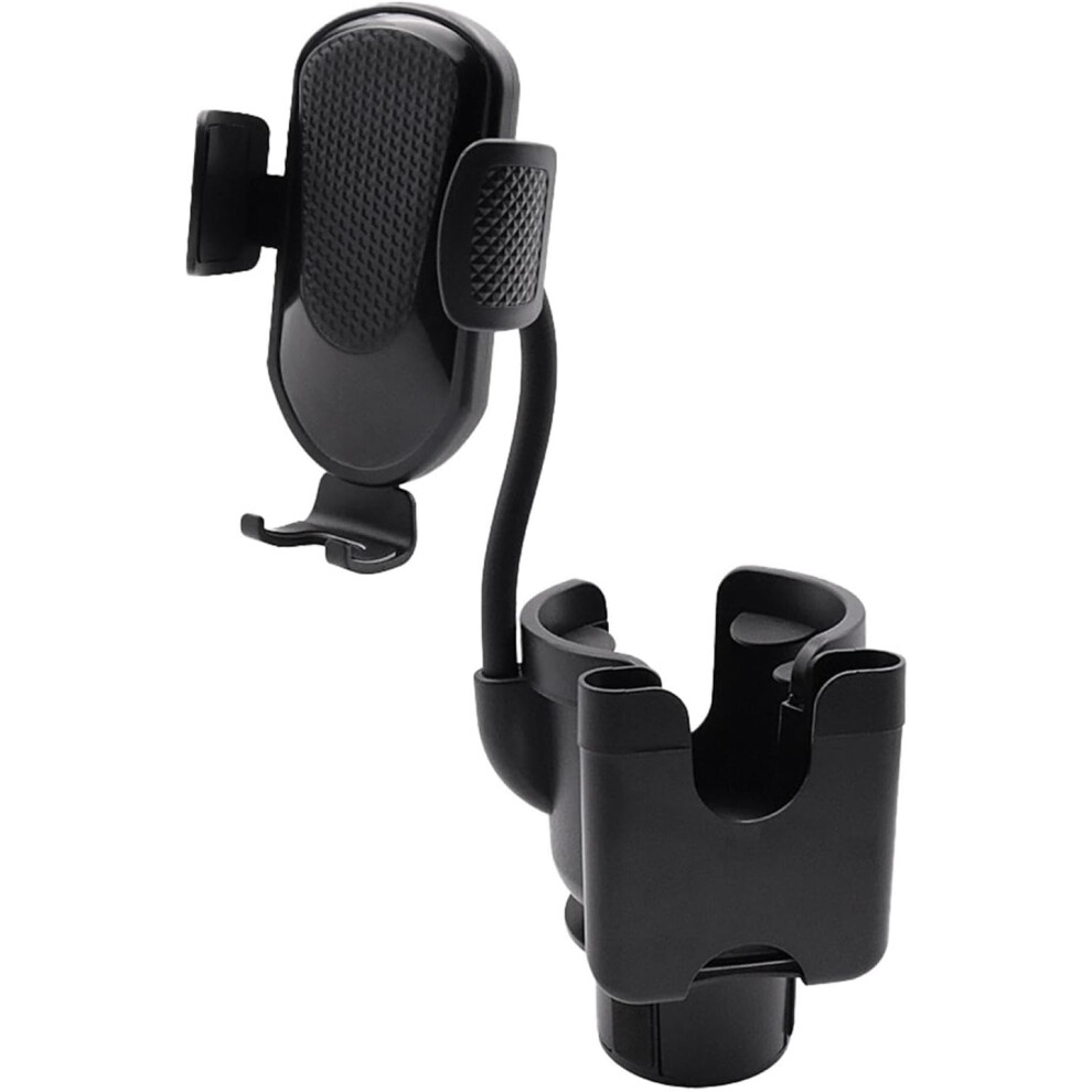 (A) Cup Phone Holder For Car,Car Cell Phone Holder - Cell Phone Holder, 360 Rotation Auto Cup Holder Extender, Car Cup Holder Phone, Cup Holder Expander