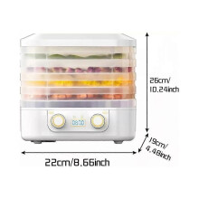 (American Standard White) Food Freeze Dryer Machine for Home, 2025 New Dryer Machine for Candy and Snacks