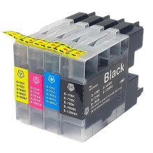 Printer Cartridges Chip Ink Suitable for Brother LC1280 LC1240 LC71 LC73 LC75 LC400 LC12(4 Pack)