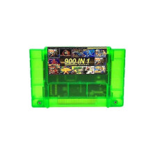 Super DIY Retro 900 in 1 Pro Game for 16 Bit Game Console Card, Green