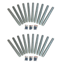 Lawn Edging Log Roll Stakes (Pack of 20)