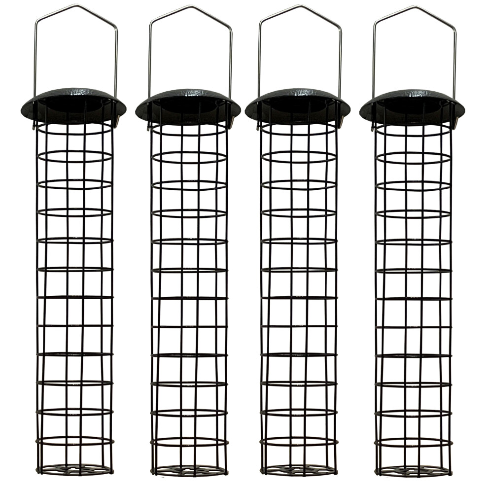 Selections Large Hanging Suet Fat Ball Bird Feeders (Set Of 4)