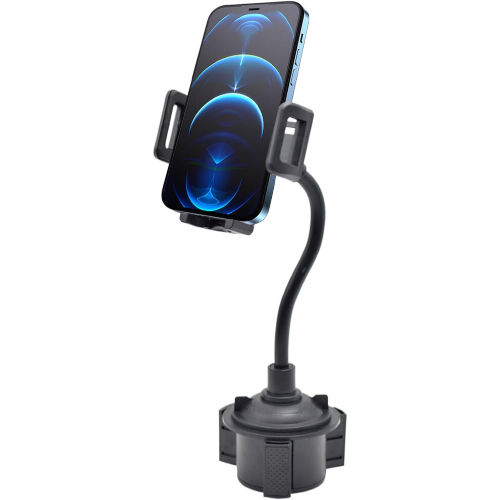 Cup Phone Holder for Truck,Vehicle Rotation Smartphone Cradle - 360 Degree Rotatable Auto Locking Cup Holder Phone Mount for Travel and Trip,
