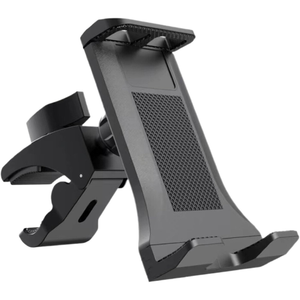 Treadmill Phone Holder Mount - Fitness Equipment Handlebar Anti-Shake Cell Phone Clamp - Adjustable Motorcycle Cellphone Holder Exercise Phone Stand f