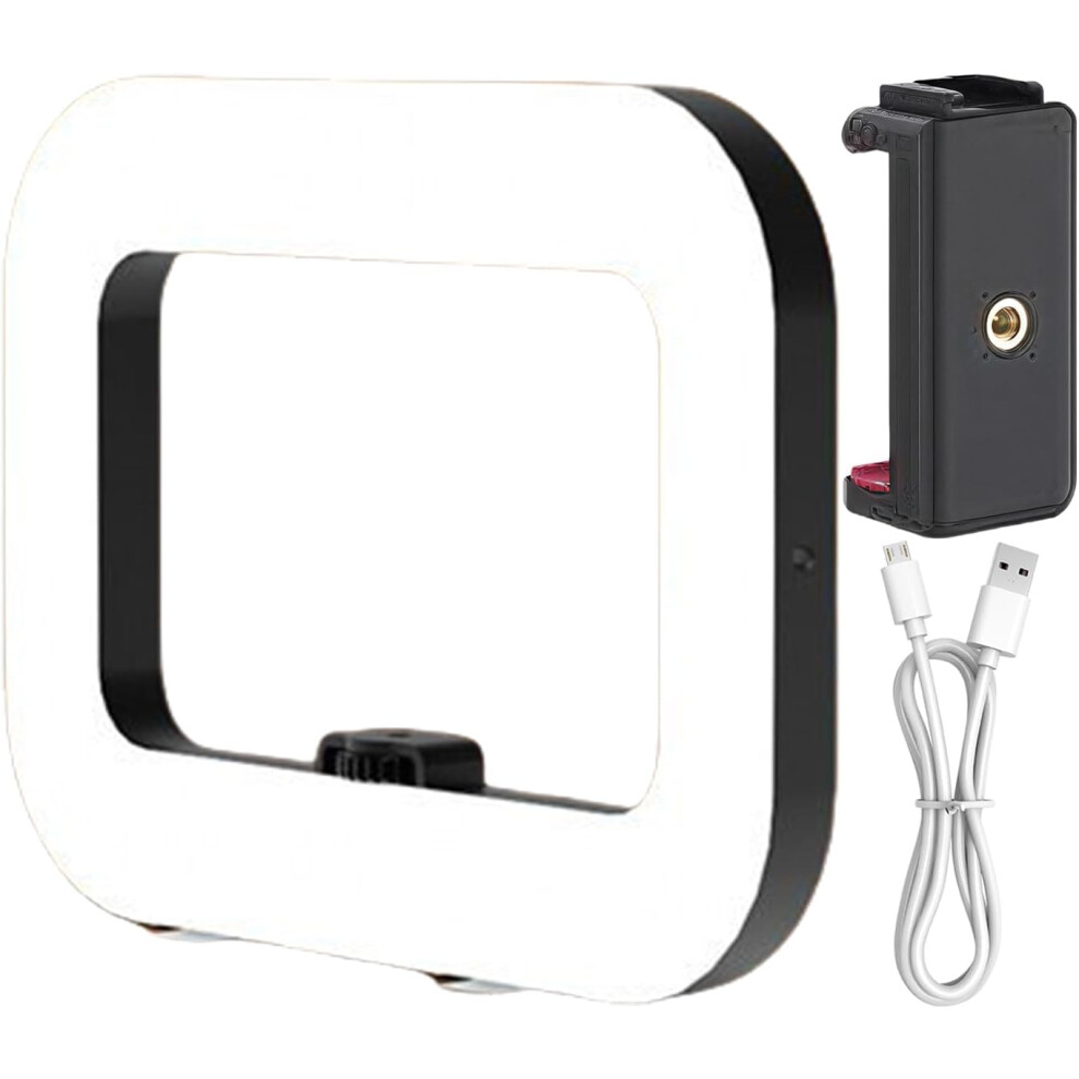 LED Ring Light, Video Fill Lamp Stabilizer for Camera, Portable High Brightness LED Ring Selfie Light for Live Streaming, Product Photography