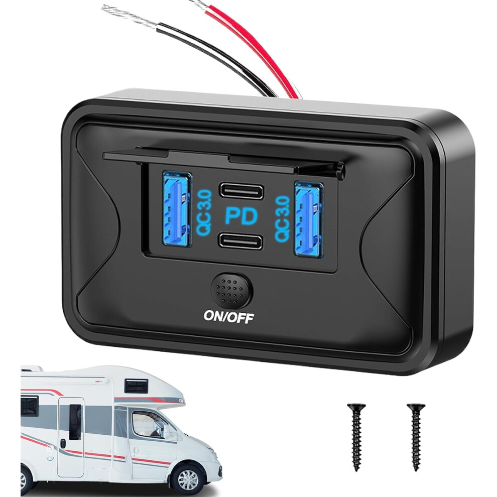 Car Charging Port | Car Charger USB Fast Charge - Fast Rapid Charging Multiport Auto Devices Quick Portable Gadgets for Mobile Outlet