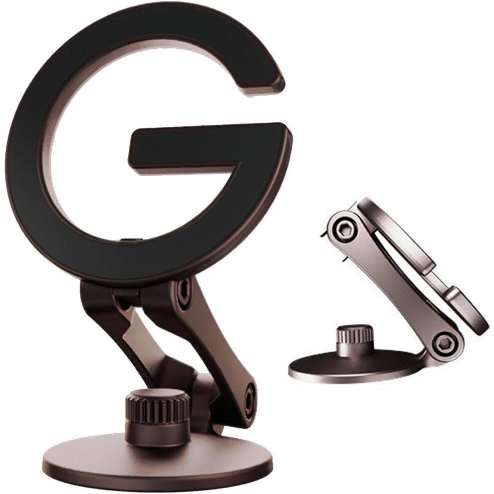 Magnetic Car Phone Holder | Dashboard Phone Holder,360 degrees Rotation Anti-Vibration Mount Stand for Driving Road Trips