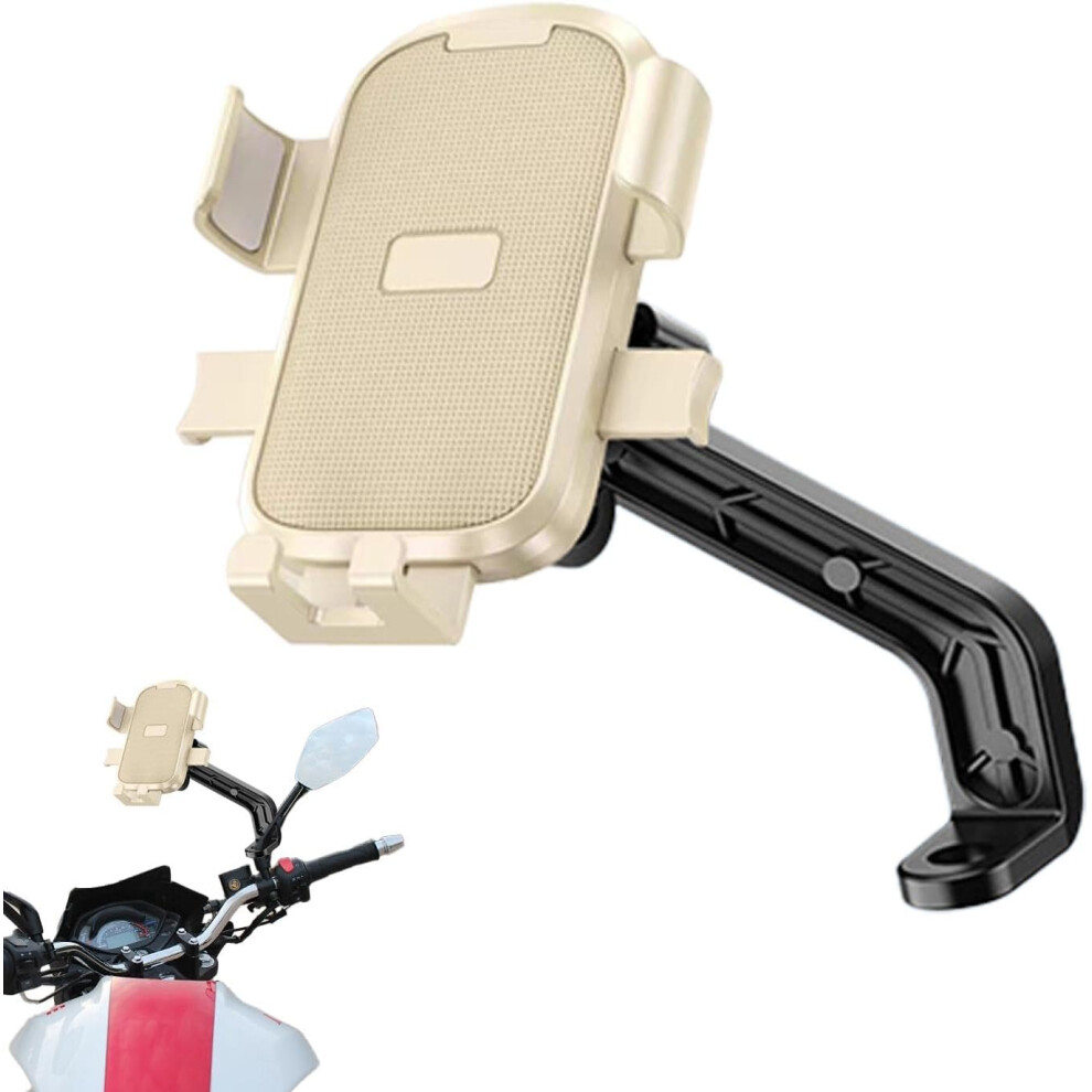 (Sight glasses, cheese color) Bicycle Phone Holder | Portable Bicycle Handlebar Phone Mount | Bike Cellphone Holder, Rotatable Handlebar Phone Clamp f