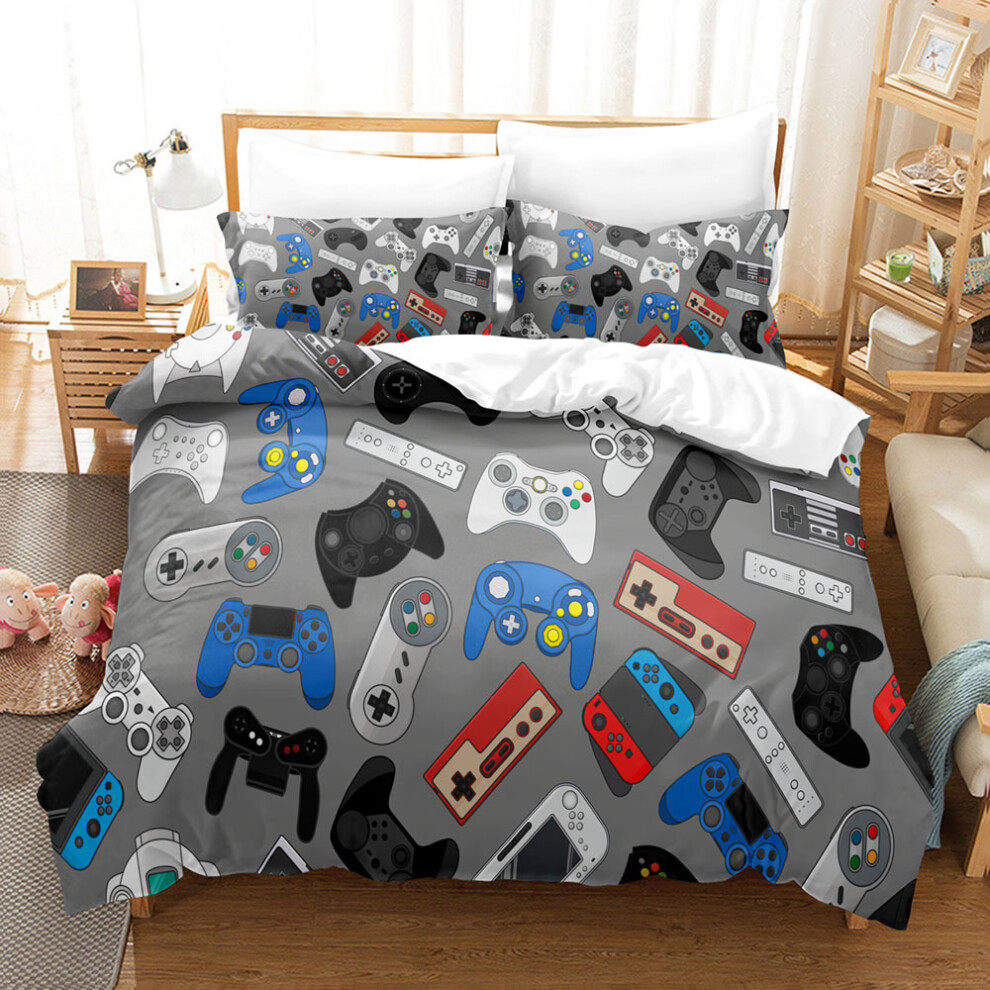 (13, 260*220 Three-Piece Set) New Home Textile Grinding Gamepad Series Three-Piece Set Digital Printing Three-Piece Set 6942746581556