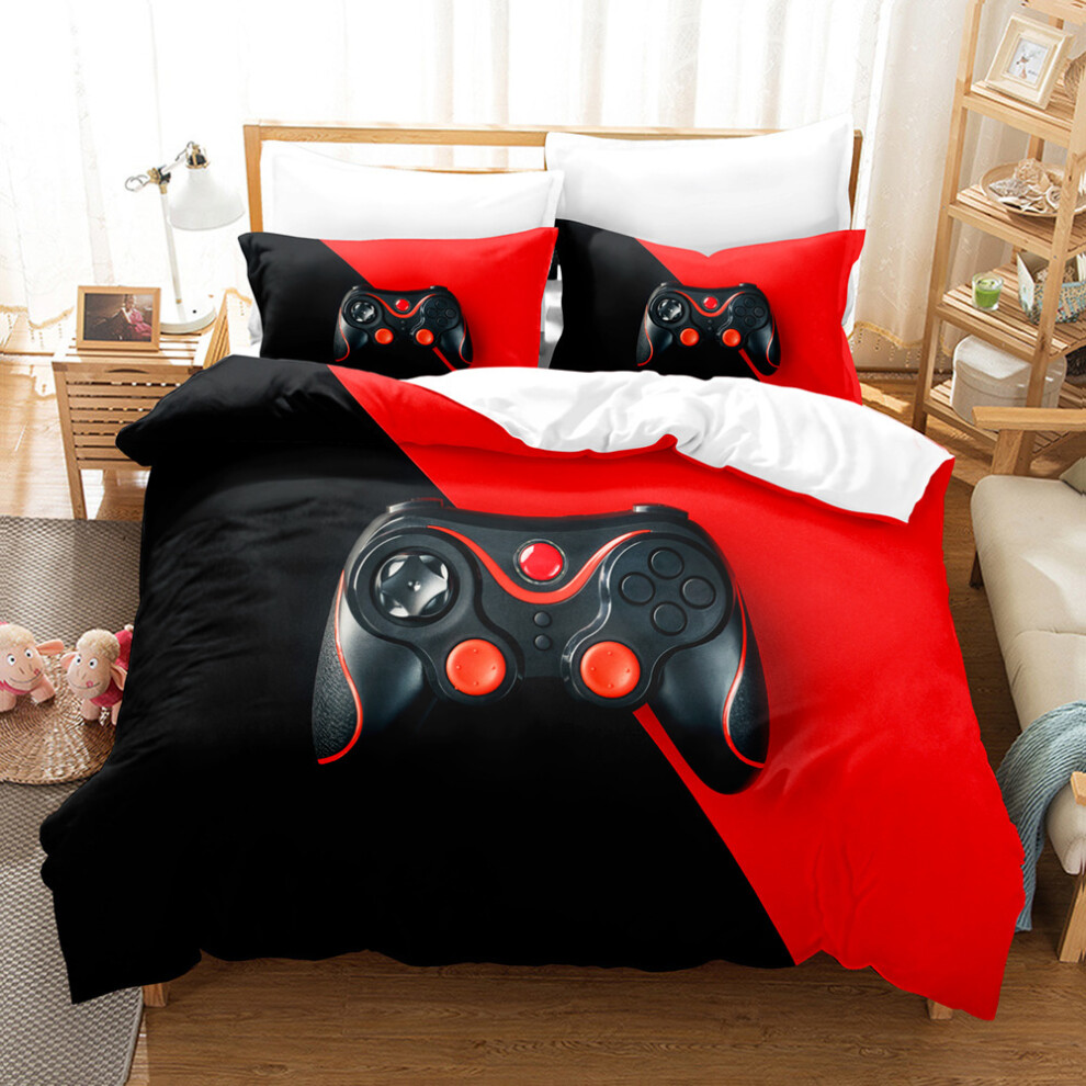 (19, 140*200 Two-Piece Set) New Home Textile Grinding Gamepad Series Three-Piece Set Digital Printing Three-Piece Set 6942746582614