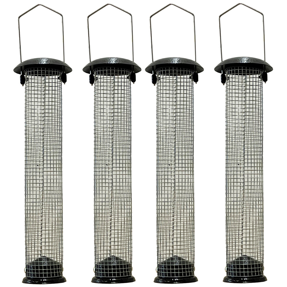 Large Hanging Peanut Bird Feeders (Set of 4)
