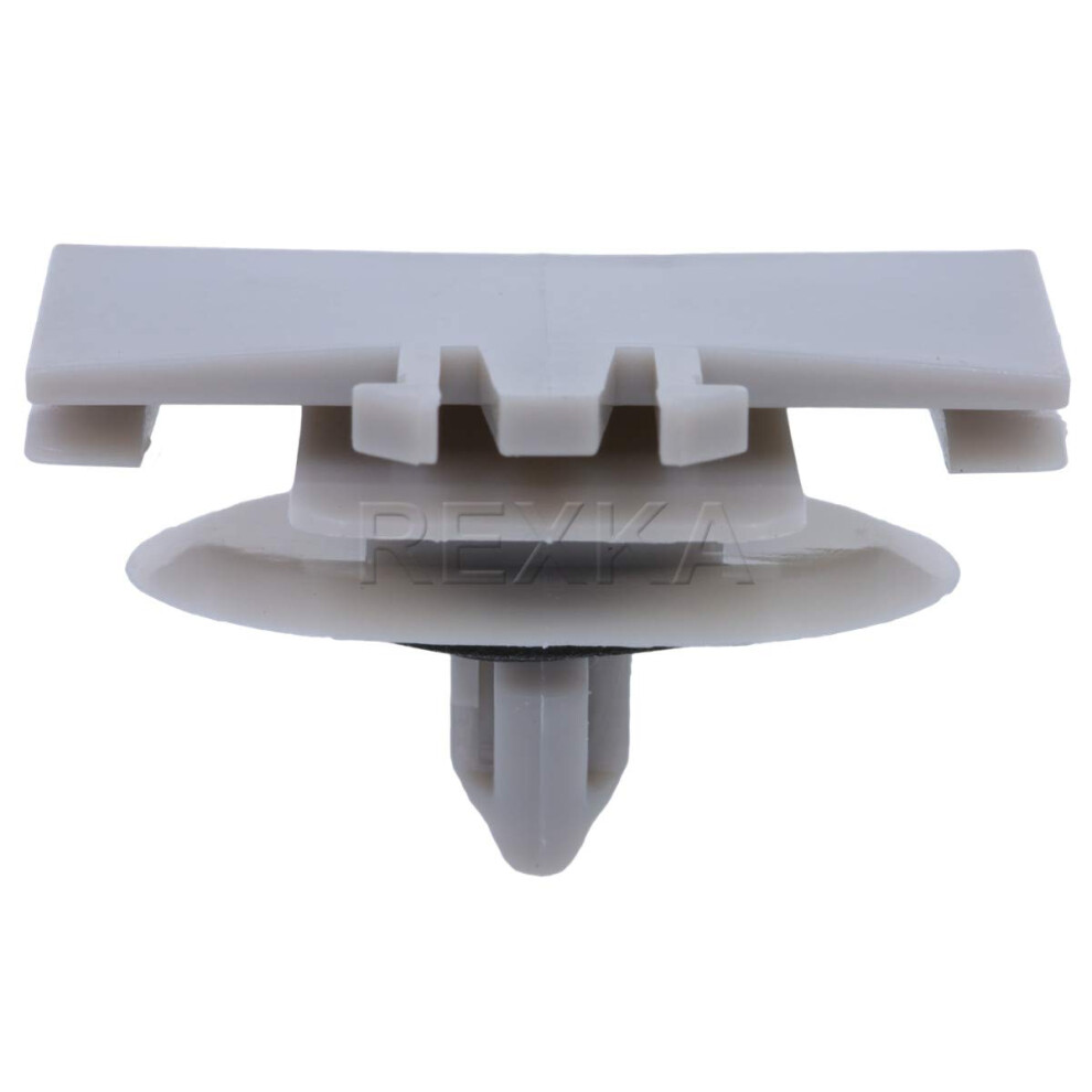 Rexka 10 Pcs Nylon Moulding Clips With Sealer For Gm 11611435 Cad Gray 712885454419