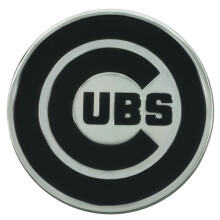 FANMATS 26539 Chicago Cubs 3D Chrome Metal Auto Emblem