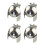 Candle Extinguisher,Automatic Candle Fire Extinguishing Clip On,Automatic Candle Snuffer Ring for T 2