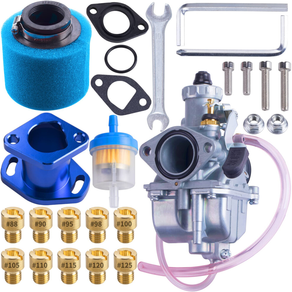 Oraevy Vm22 Racing Performance Mikuni Carburetor Carb Mainfold Intake Blue 616430431200