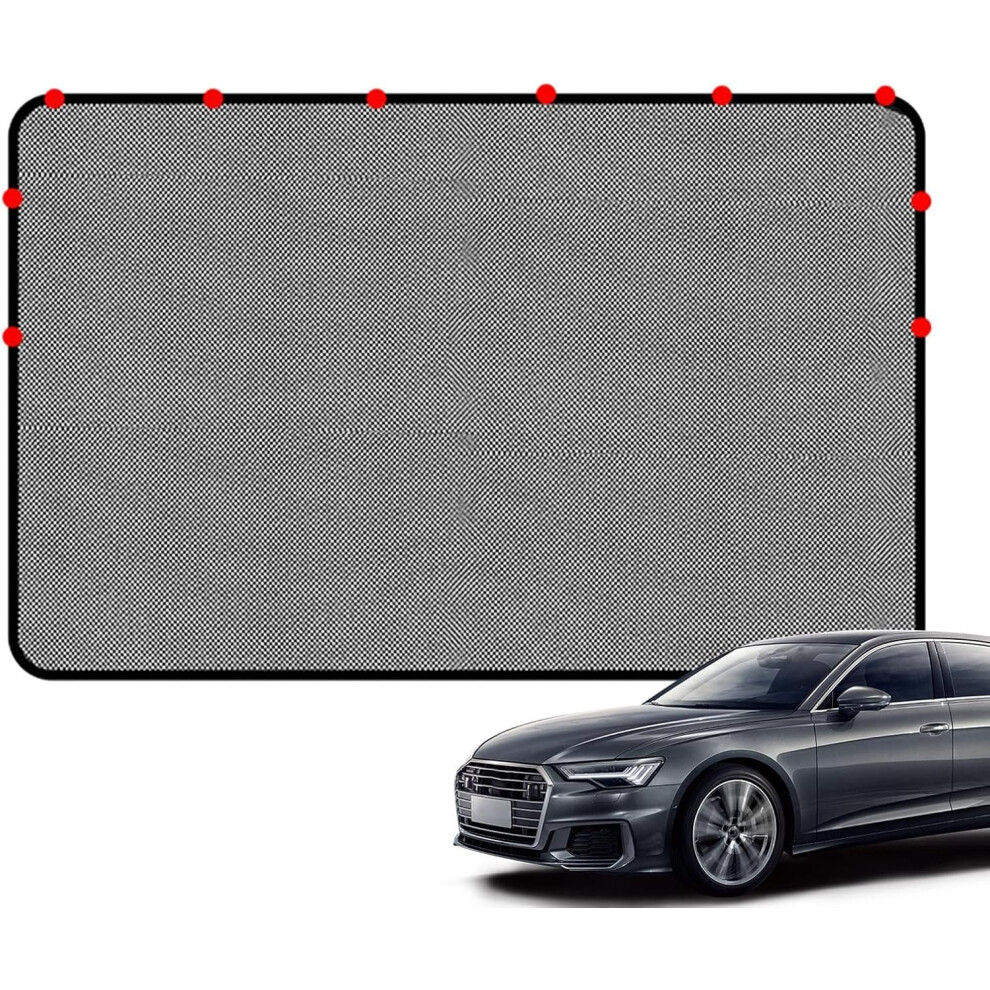 Sun Shade For Car Window,Mesh Car Window Shade | Pet-Friendly, Glare Shield And UV Rays Protection With 10 Powerful Magnets For Your Children
