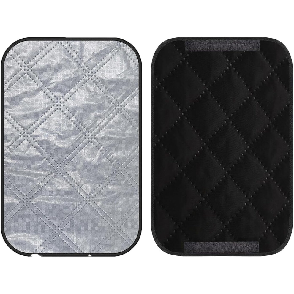 RV Door Window Shade Cover,Thickened Side Window Sunvisor Shield Cover - Privacy Sunshade, Campervan Accessories, 15.94x25 Inches, Foldable For UV