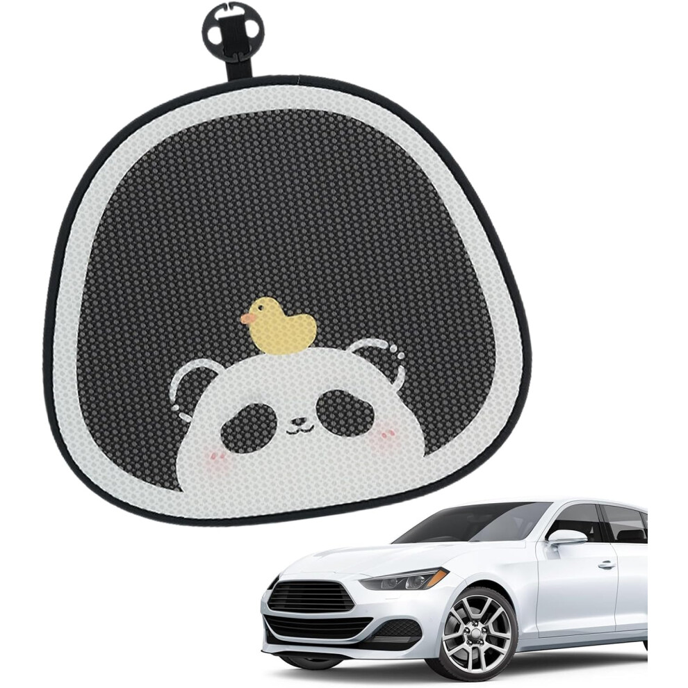 (Cushion Front Row) Car Neck Pillow For Driving | Head And Neck Support Pillow | Portable Cartoon Panda Soft Comfortable Rest Cushion for Travel Road