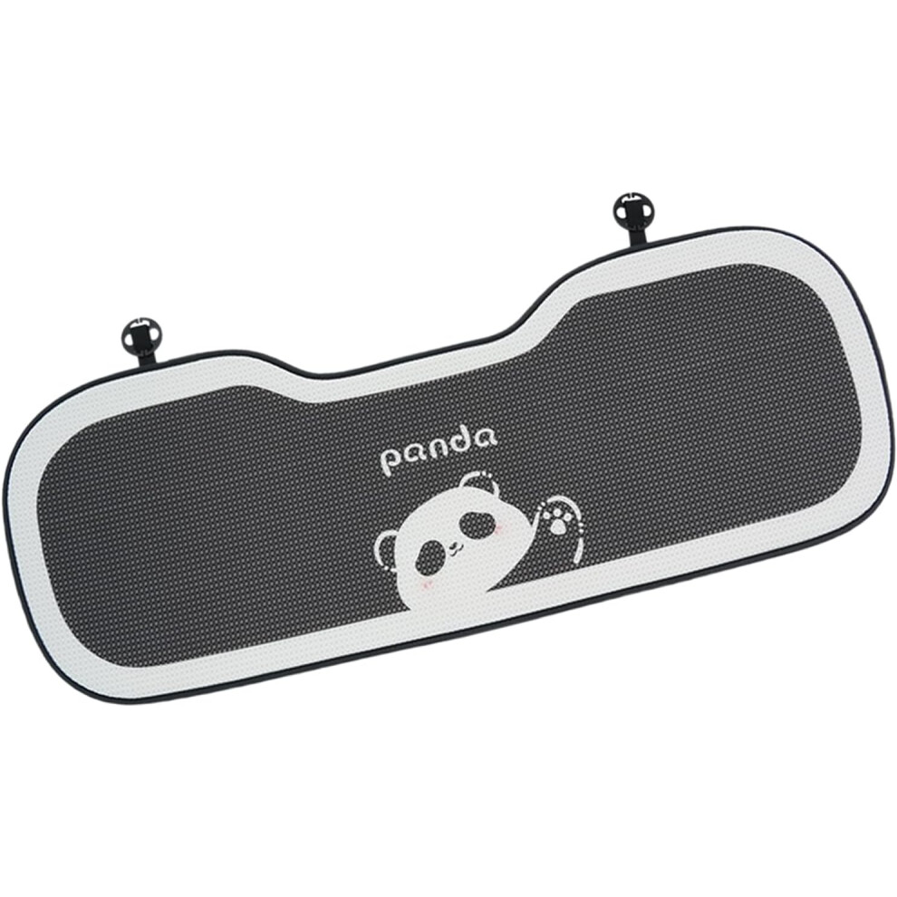(Seat Cushion Rear Row) Car Neck Pillow For Driving | Head And Neck Support Pillow | Portable Cartoon Panda Soft Comfortable Rest Cushion for Travel Road Trip Long Drive Dail
