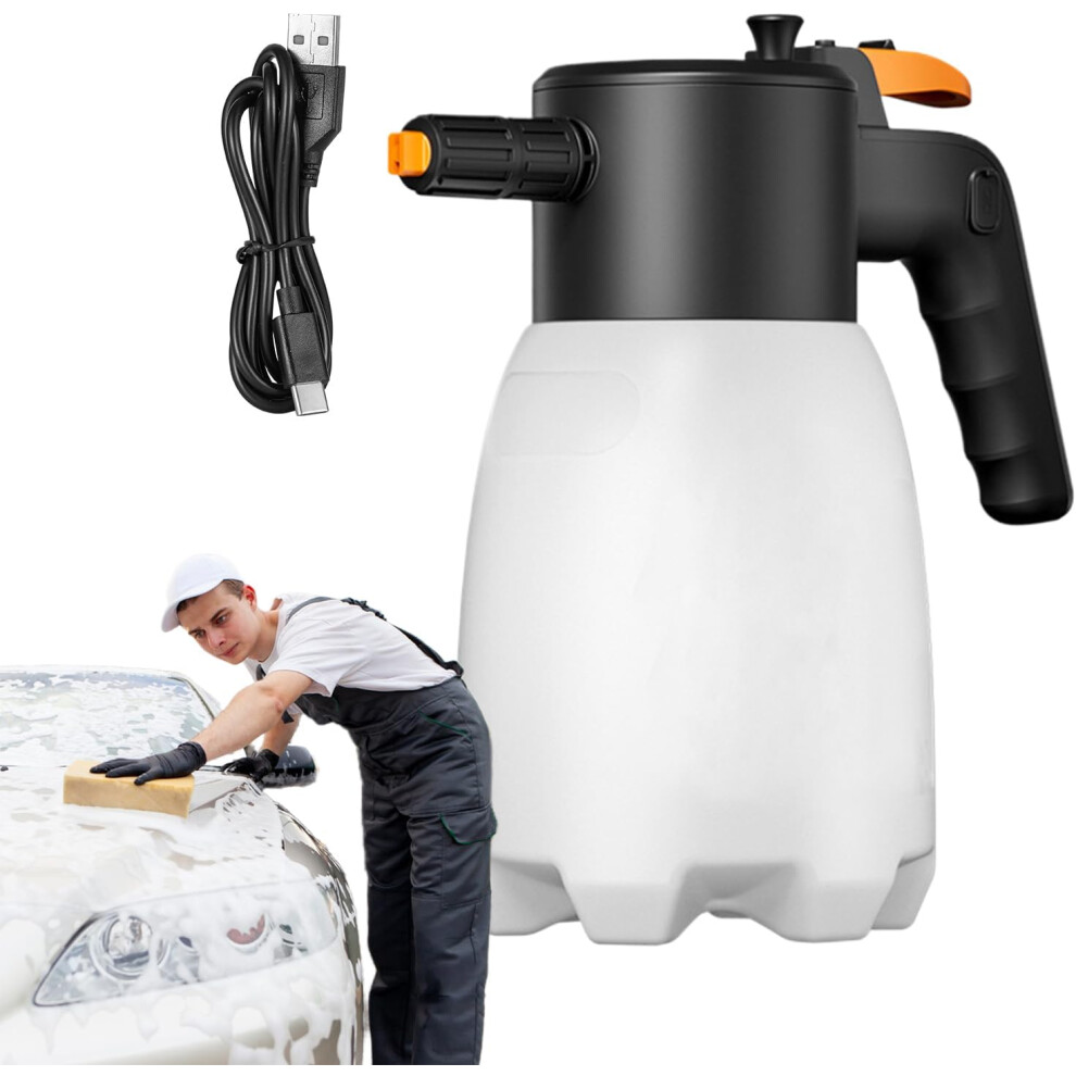 Car Wash Foam Sprayer - Multifunctional Pump Sprayer for Car | 1.8L Portable Vehicle Supplies, Garden Watering Accessories for Daily Care