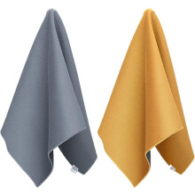 (2pc) Shammy Cloth, Cleaning Shammy Cloth, Ultra-Absorbent Mir-Acle Cleaning Shammy, Multi-Purpose Super Absorbent Kitchen Chamois Towel, Soft Shammy Cloth