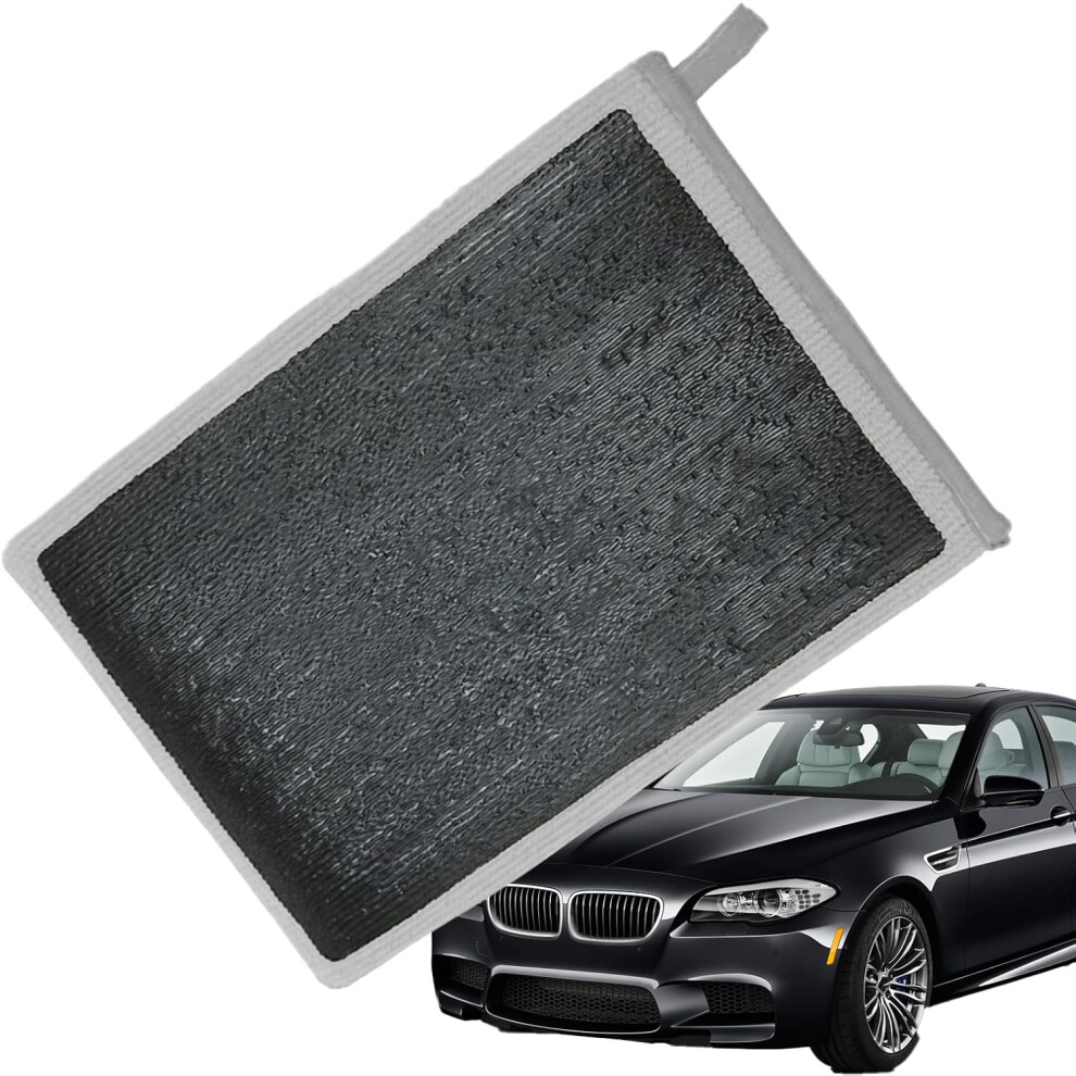 (Gray) Clay Bar Mitt,Reusable Clay Bar Glove - Portable Cleaning Tool, Professional Vehicle Detailing Supplies For Daily Maintenance Gray