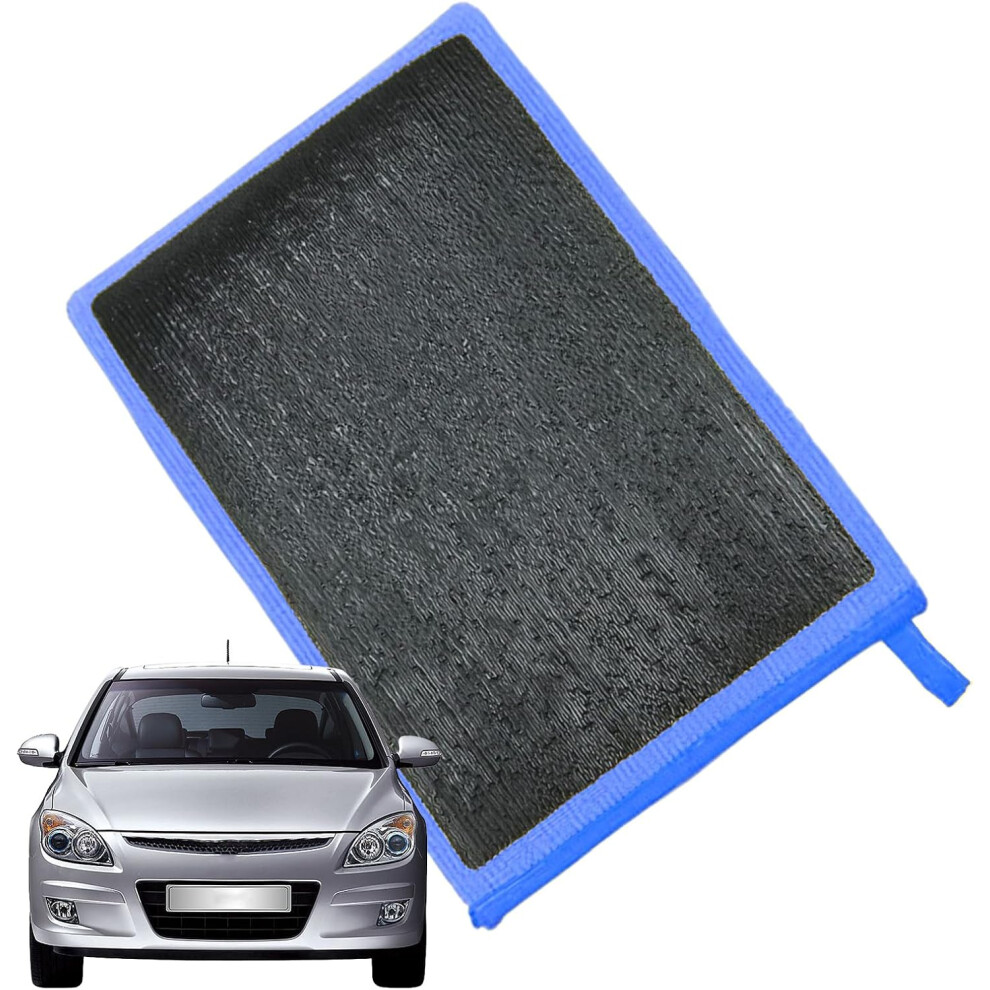 (Blue) Clay Bar Mitt,Reusable Clay Bar Glove - Portable Cleaning Tool, Professional Vehicle Detailing Supplies For Daily Maintenance Blue