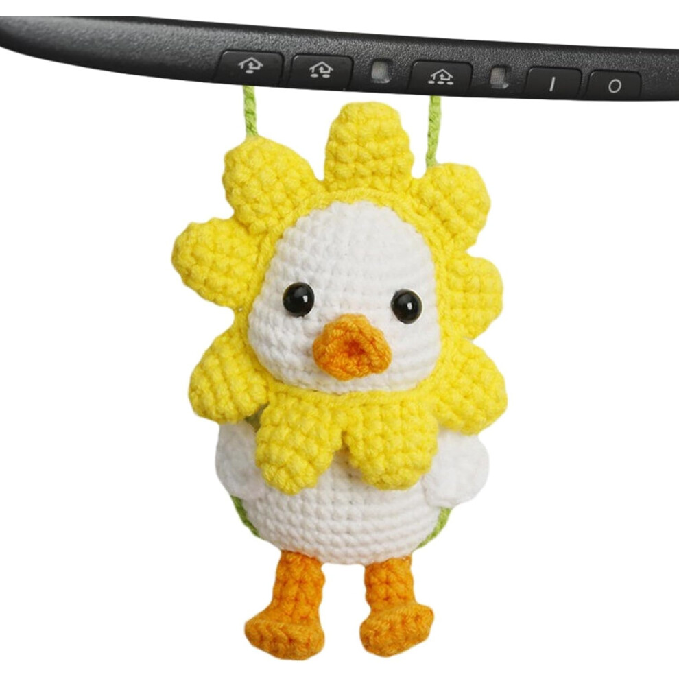 Animal Car Accessories, Crochet Cartoon Car Charm, Animal Hangable Accessories, Multipurpose Vehicle Pendant for Trucks, Van, Doorway