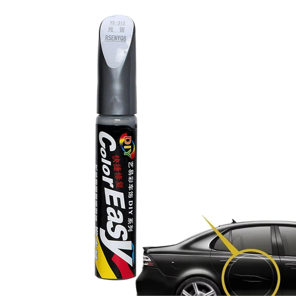 (Silver) Car Paint,Automotive Touchup Paint Scratch Repair - Automotive Touchup Paint Car Paint Scratch Removal Repair Fill Paint