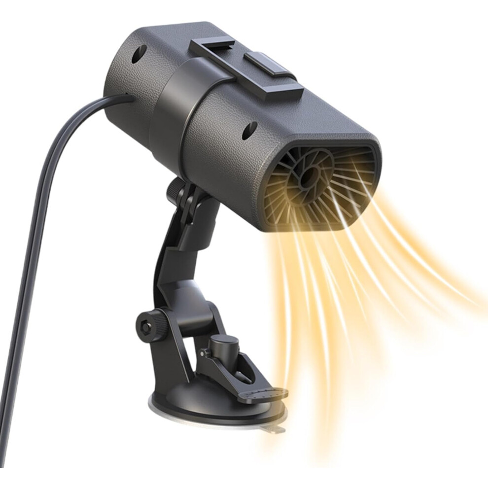Car Heaters For Vehicle | Portable Car Defrost Defogger - 12V Auto Windscreen Defogger, Fast Heating Auto Windshield Dryer 360 Degree Adjustment For