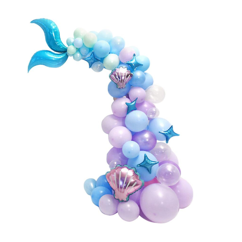 Mermaid Tail Balloon Garland Arch Mermaid Theme Birthday Party Decorations B