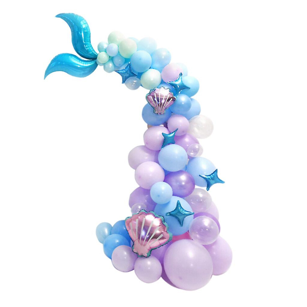 Mermaid Tail Balloon Garland Arch Mermaid Theme Birthday Party Decorations B