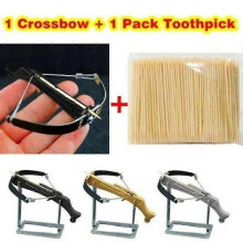 Minglan Toothpick Mini Crossbow Bow Cross Arrow Bow Toy