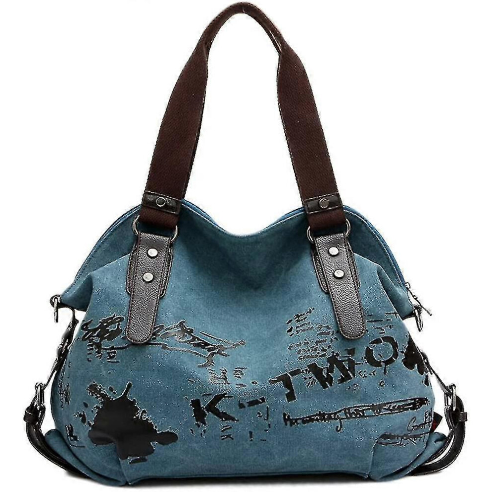 Femme Sac à main Vintage Hobo Canvas Daily Purse Shoulder Tote Shopper Bag