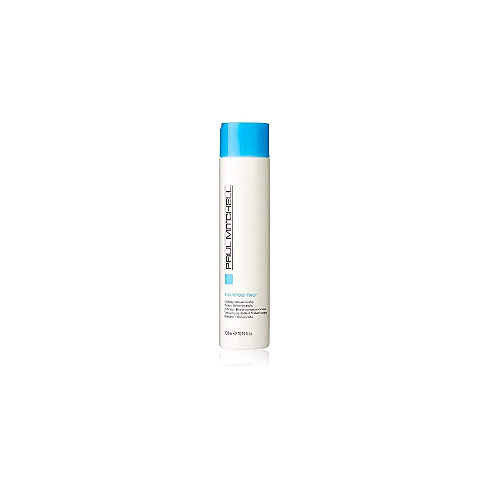 Paul Mitchell Shampoo Two  Clarifying  Removes Buildup  For All Hair Types  Especially Oily Hair 10.14 Fl Oz (Pack of 1)