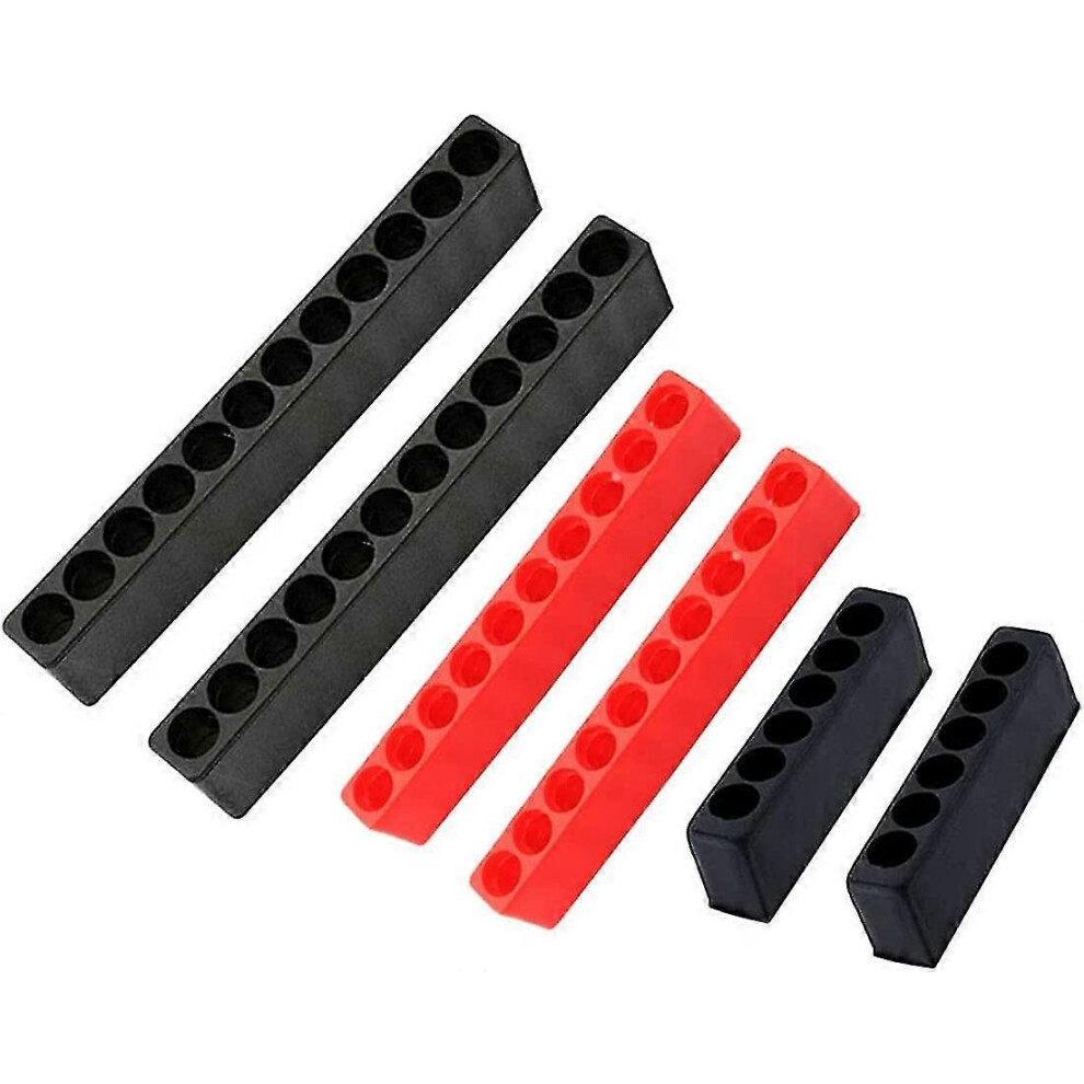 6Pcs Plastic Hex Shank Screwdriver Bit Holder Head Storage Drill Stand 5415817937848