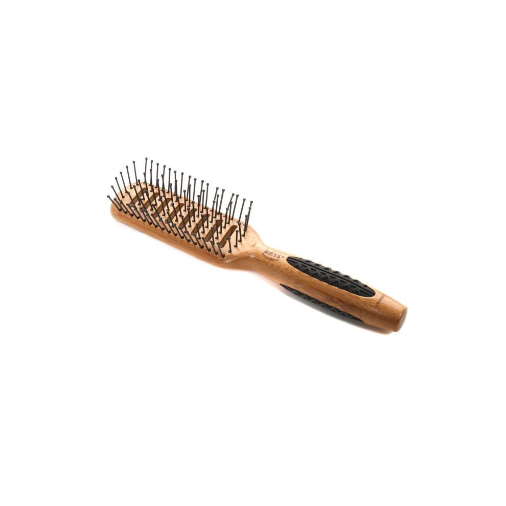 Basborstels Hair Doc Large Wood Vent Brush, 1 Ea