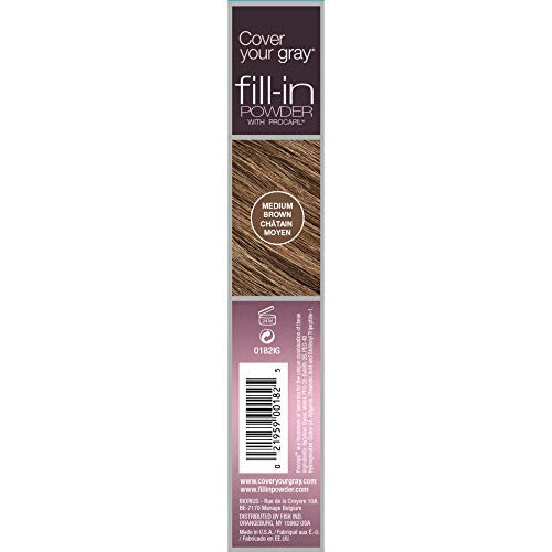 Tck ditt gra fyllningspulver - Medium Brown (Pack om 3) 1