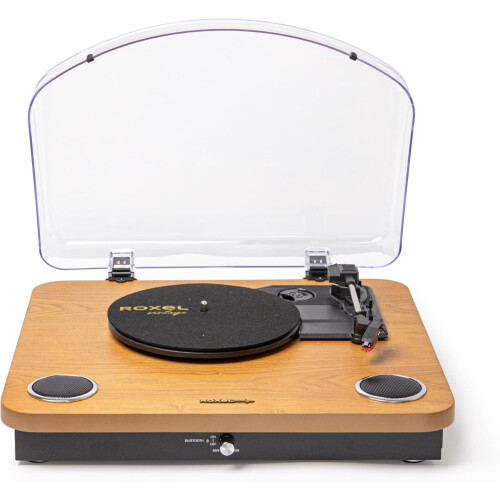 Roxel VRP-60 Vinyl Record Player, Turntable with Built In Speakers 1