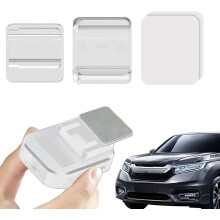 (Transparent) Pass Holder For Windshield,Vehicle Slide Rail ETC Bracket | Adhesive Removable Easy Installation, Compact Toll Pass Holder For Windshield Fits