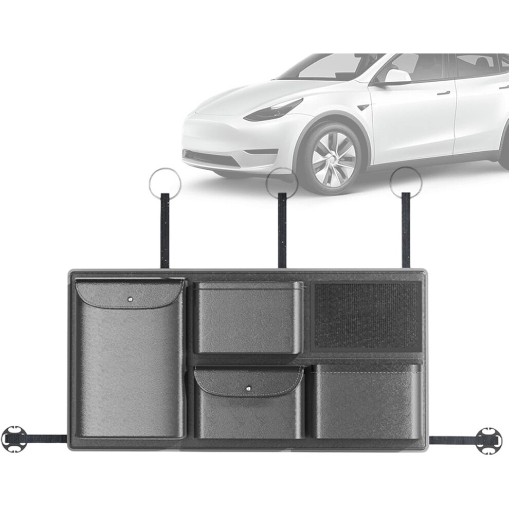 Trunk Grocery Organizer, Large Capacity Seatback Storage, Large Capacity Vehicle Trunk Seat Organizer Bag for Camping Accessories