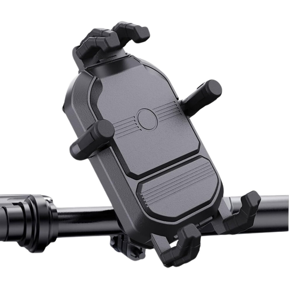 (Handlebar model) Phone Holder for Motorcycle,360 Rotatable Motorcycle Mounts - Mounting Base with Clamp for Scooter Atv Dirtbike Biking Cycling Gear