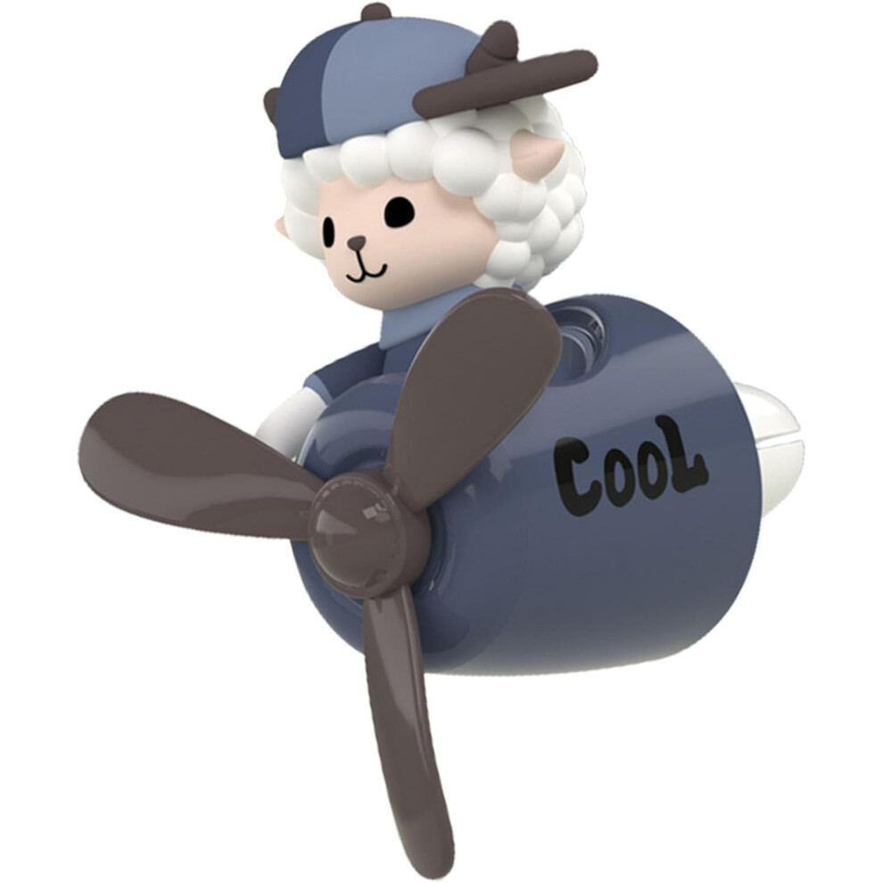 (sheep) Pilot Car Air Outlet Fragrance Diffuser,Cute Animal Pilot Car Diffuser Vent Clip | Car Perfume with 2 Aromatherapy Tablets, Car Interior Decor