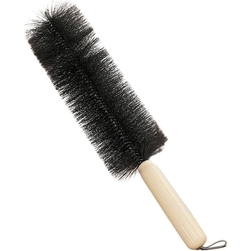 (White) Floor Fan Cleaning Brush | Fan Dust Removal Brush - Thick Fine Bristle Duster For Keyboards, Sofas Multifunctional With Hang Rope And Sponge B