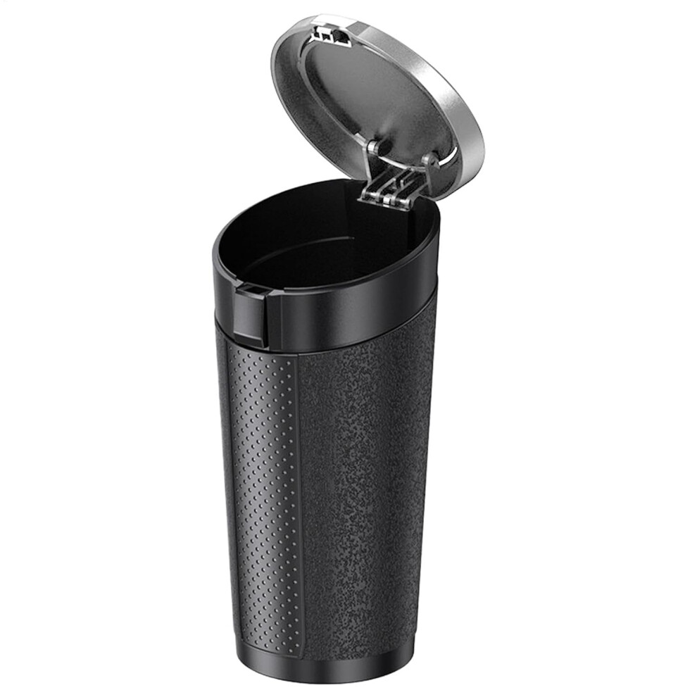 (Silver) Garbage Can For Car - Portable Car Garbage Container | Leak-Proof Waterproof Garbage Can, Multipurpose Trash Bin With Lid For Car Silver