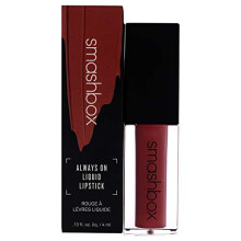 Rossetto liquido opaco a lunga tenuta Always On di Smashbox | Lunga durata, impermeabile e non secca le labbra, 3,8 ml (0,13 fl oz) Bang Bang